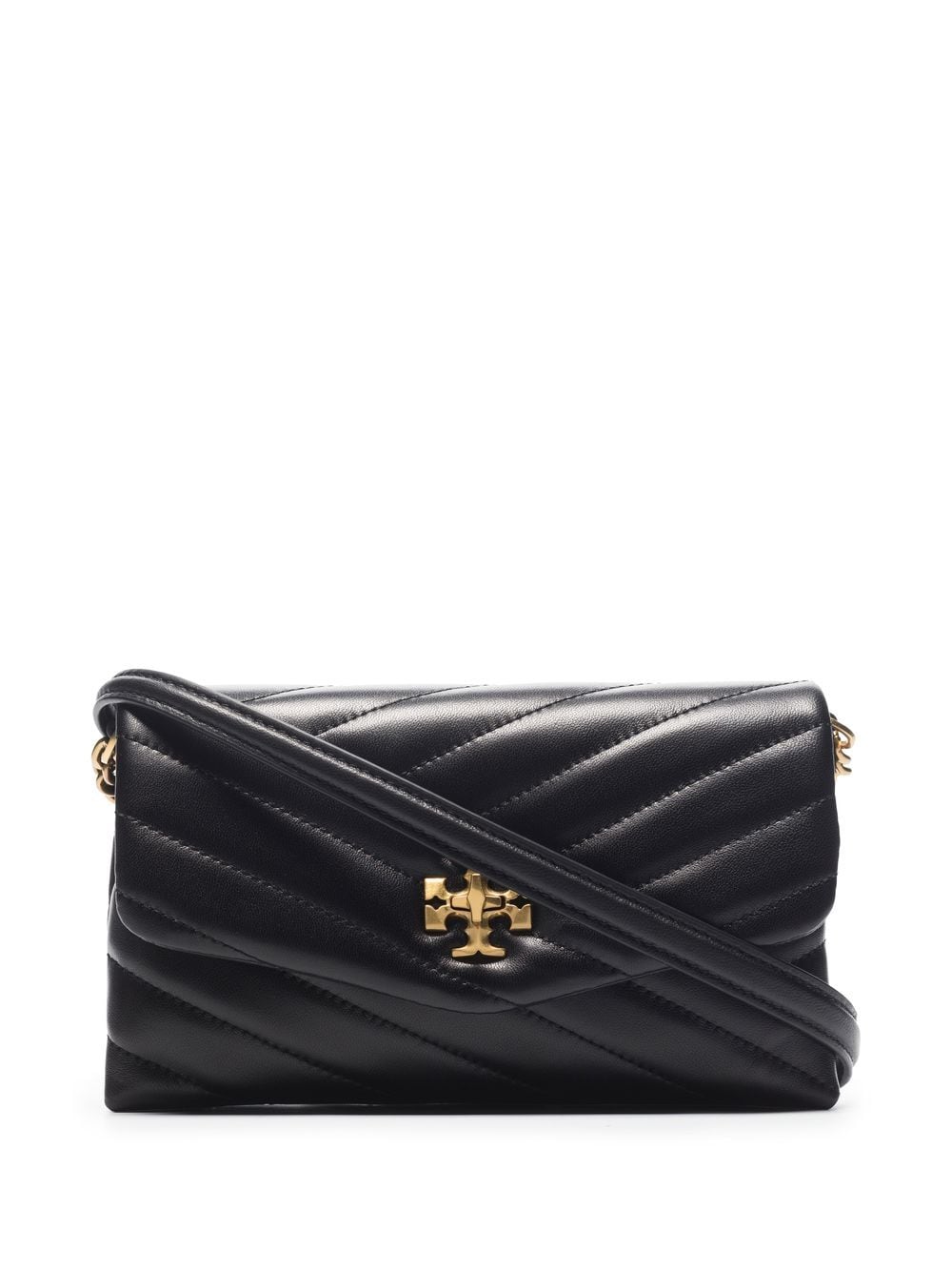 Black Kira chevron crossbody bag women TORY BURCH